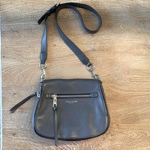 Marc Jacobs Crossbody Leather Grey Bag